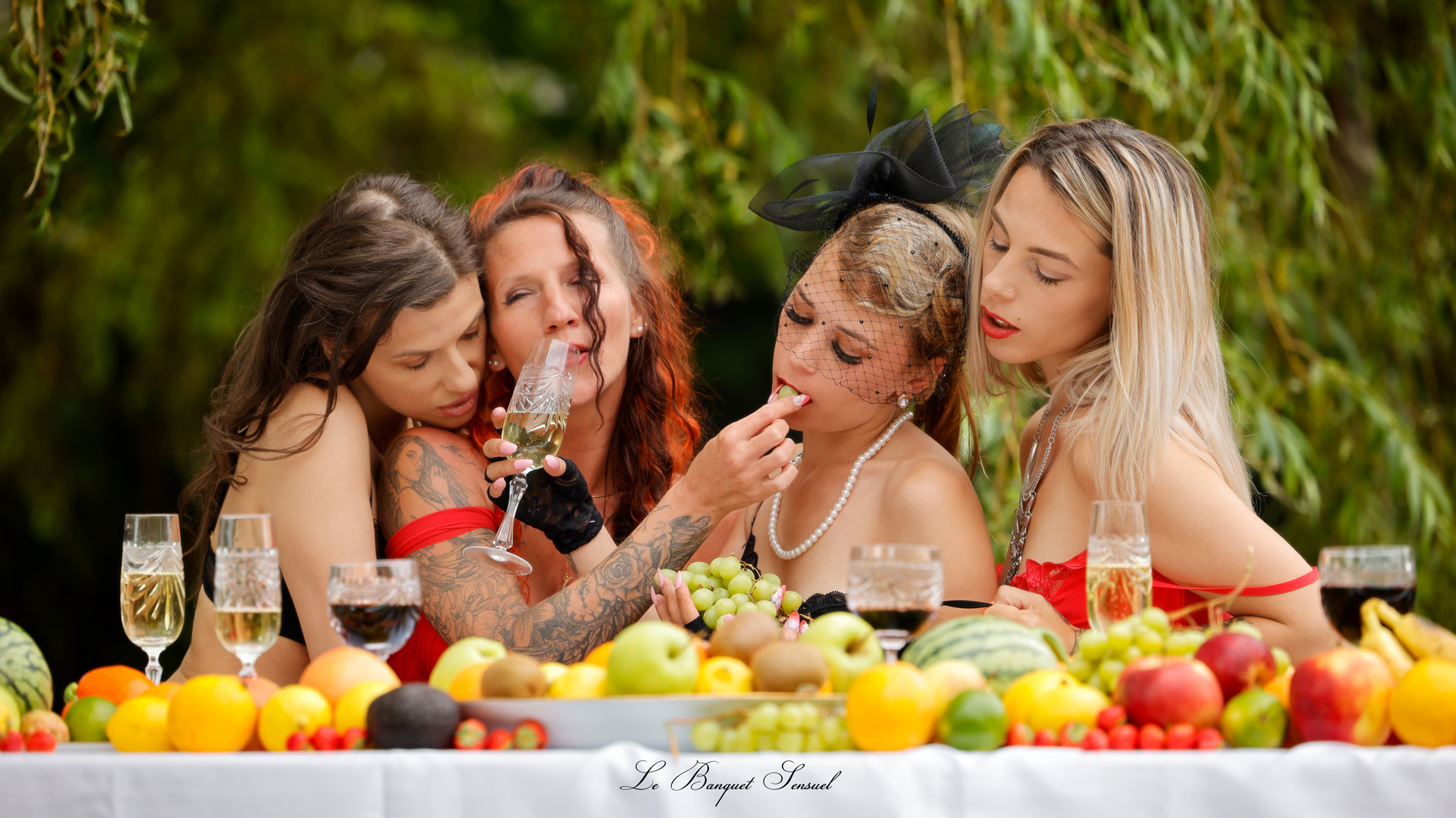 Audrey, Laetitia, Tiana & Lindsay