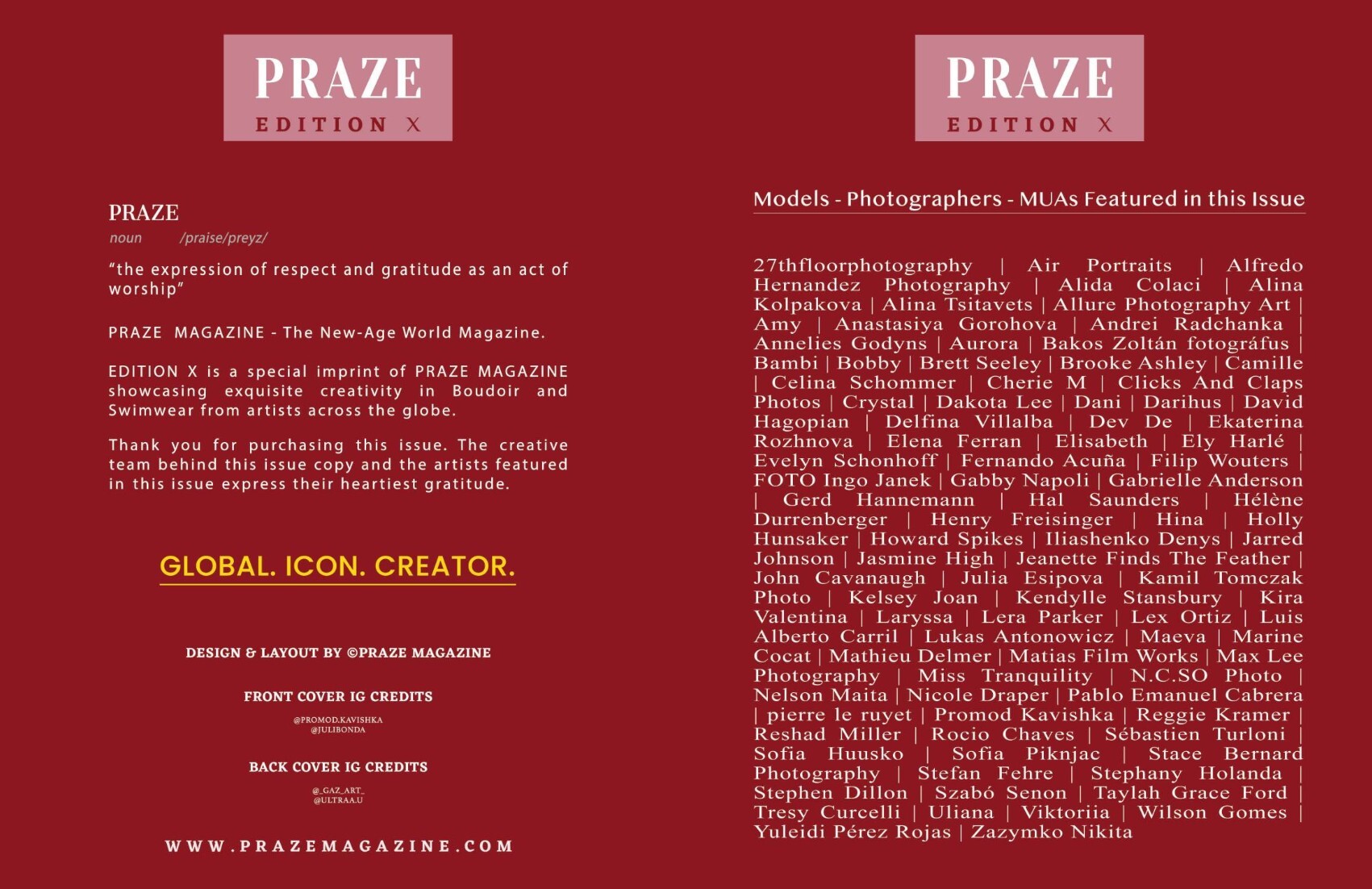 PRAZE Magazine EDITION X 5/2026