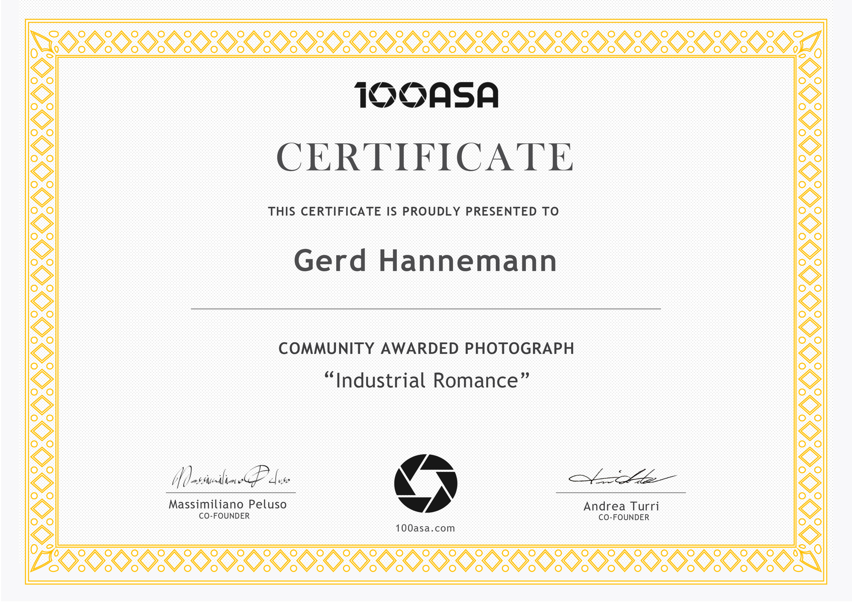 Community Awarded - 100ASA.com